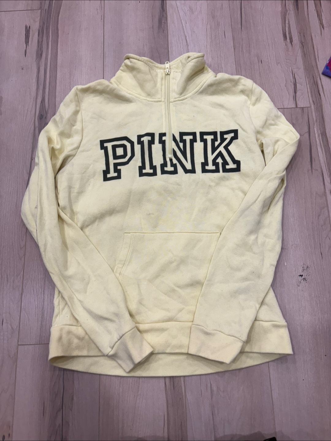 PINK Fleece Zip-Up and Joggers Set