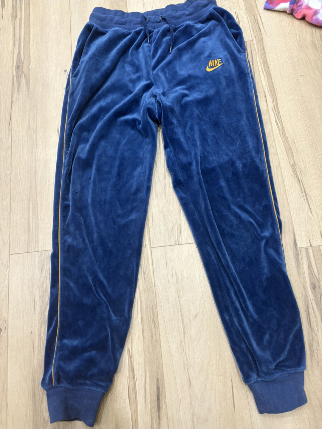 Nike Velour Tracksuit - Blue and Gold - photo 2