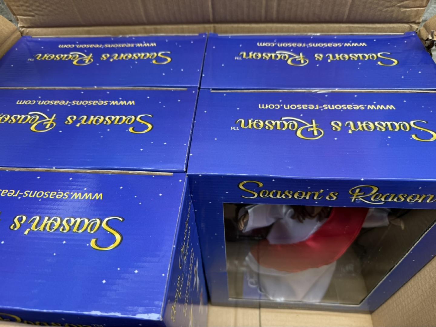 Season's Reason Patented Jesus Christmas Tree Topper - Bulk (6) - photo 3