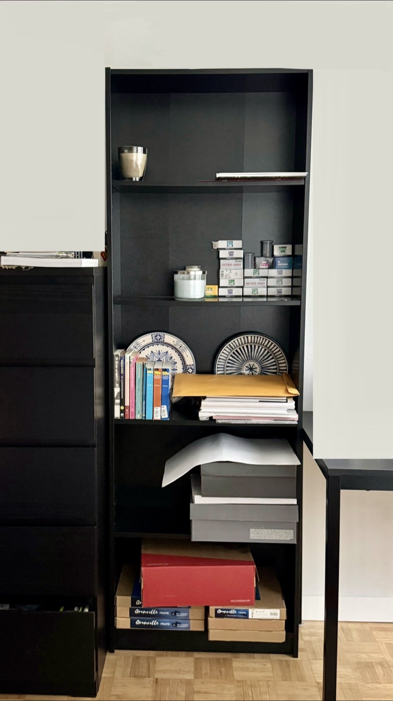 IKEA Black Bookcase- 5 Shelves