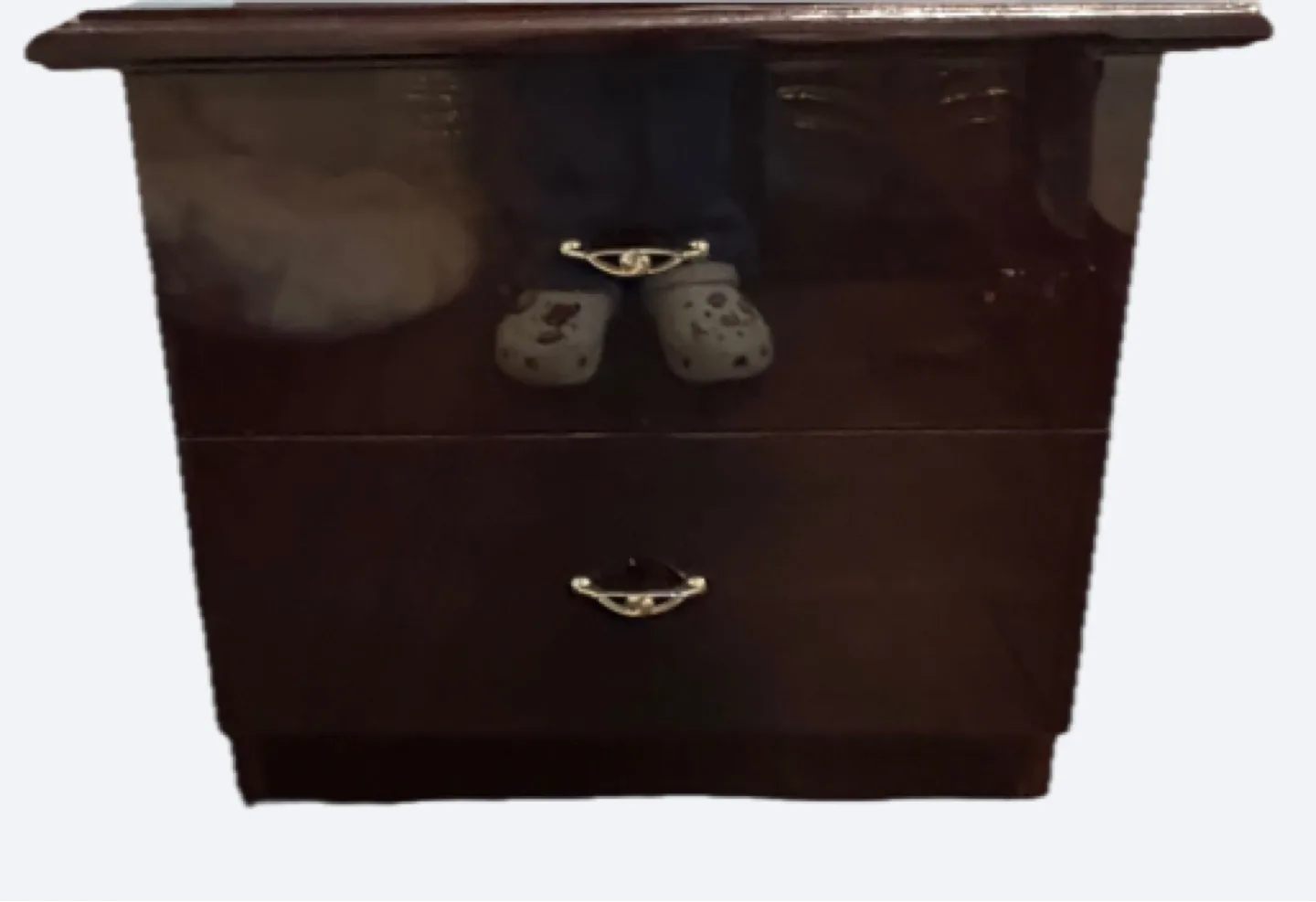 Dark Brown Two-Drawer Nightstand (x2) image indicator(2)