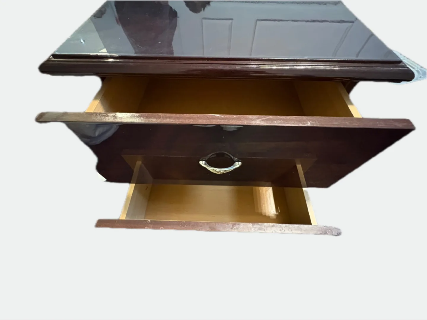 Dark Brown Two-Drawer Nightstand (x2) image indicator(3)