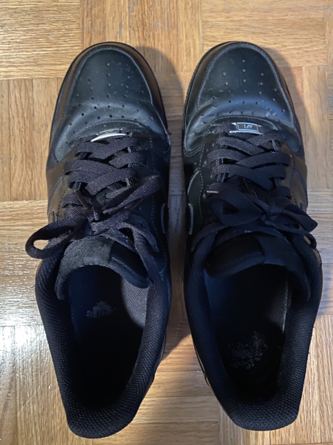 Nike Air Force 1 '07 All Black Men's Shoes - photo 3