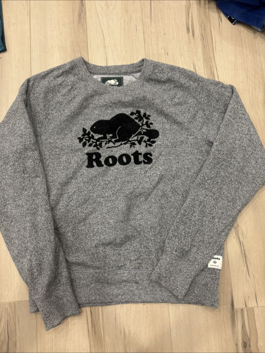 Roots Grey Crewneck Sweater