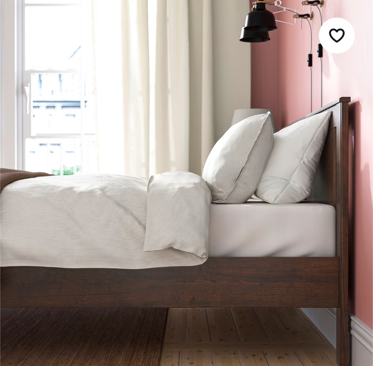IKEA MALM Double Bed Frame - Brown - photo 2