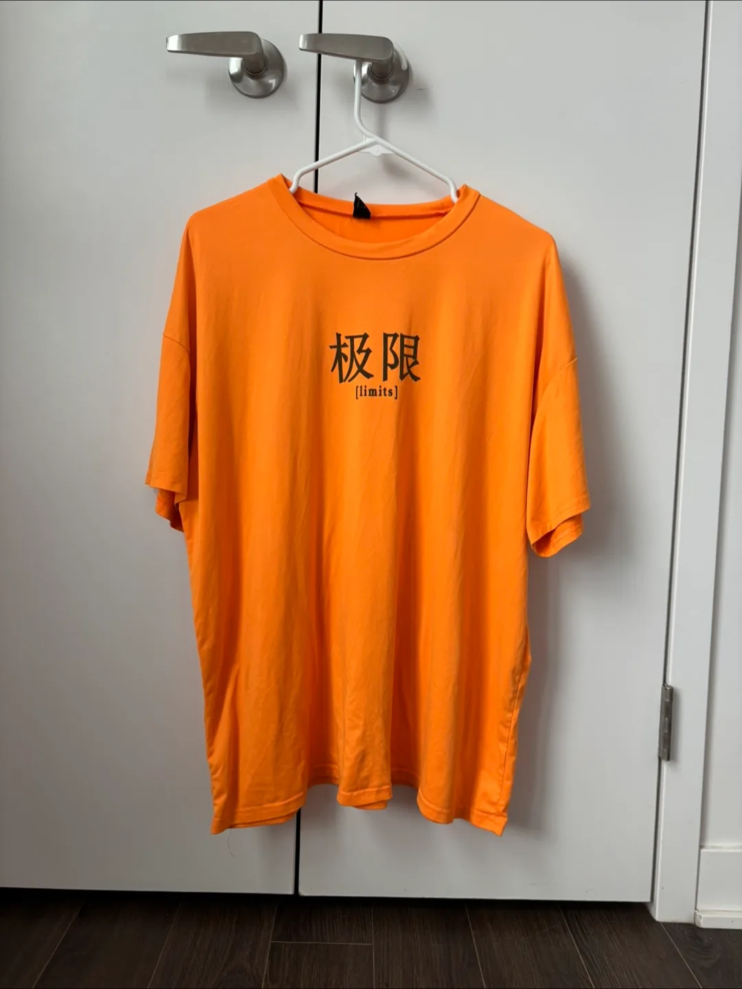 SHEIN Women’s Orange Oversized T-Shirt thumbnail