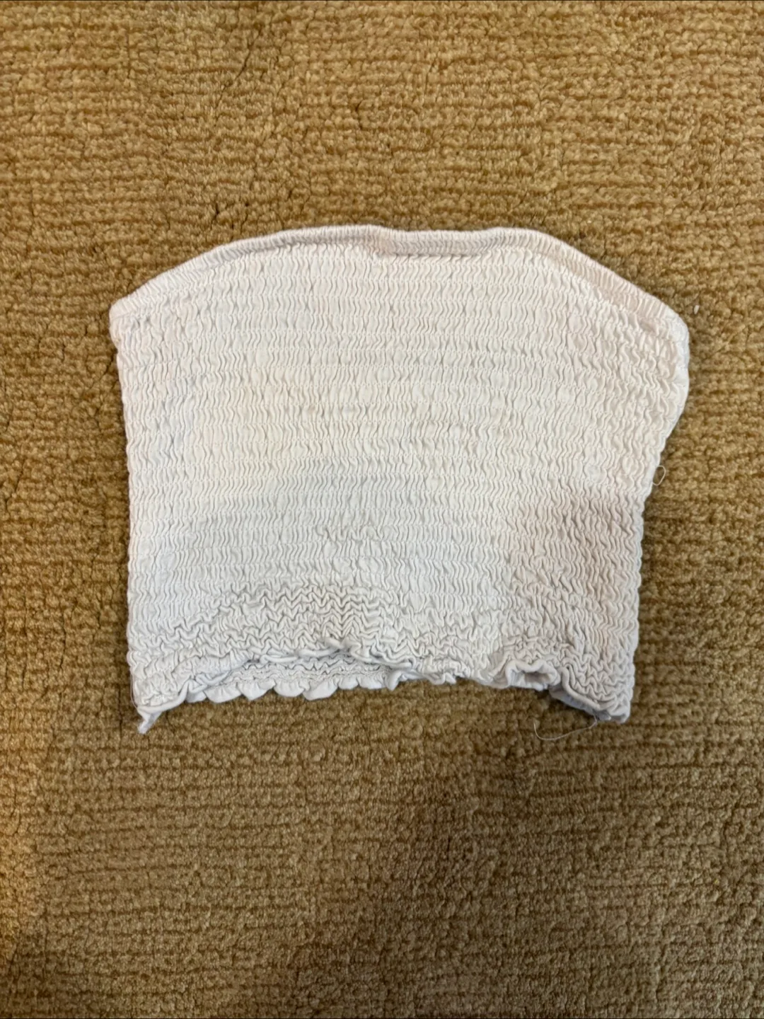 GARAGE White Stretchy Tube Top thumbnail
