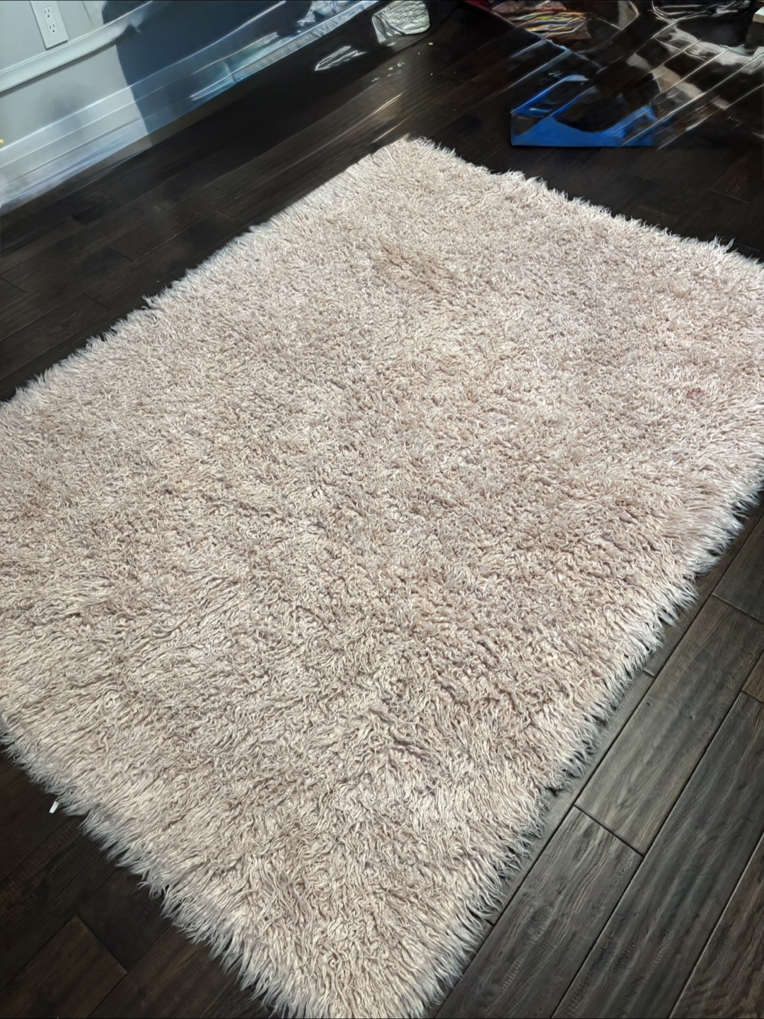 Fluffy Pink Rug