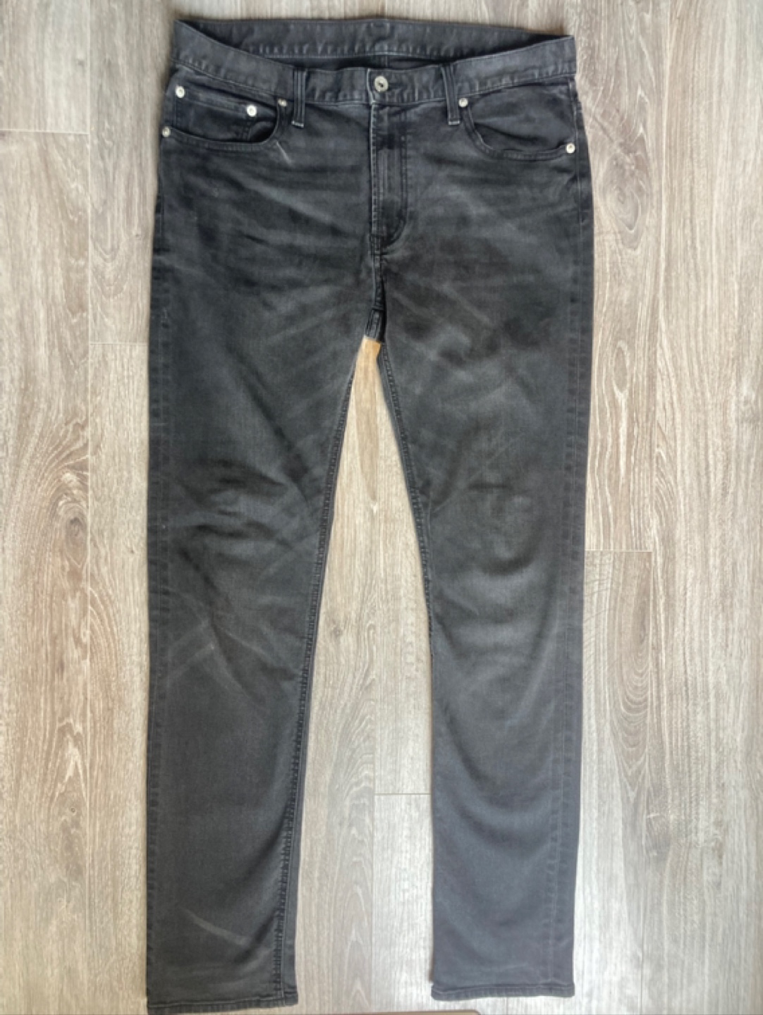 GU Men's Black Jeans