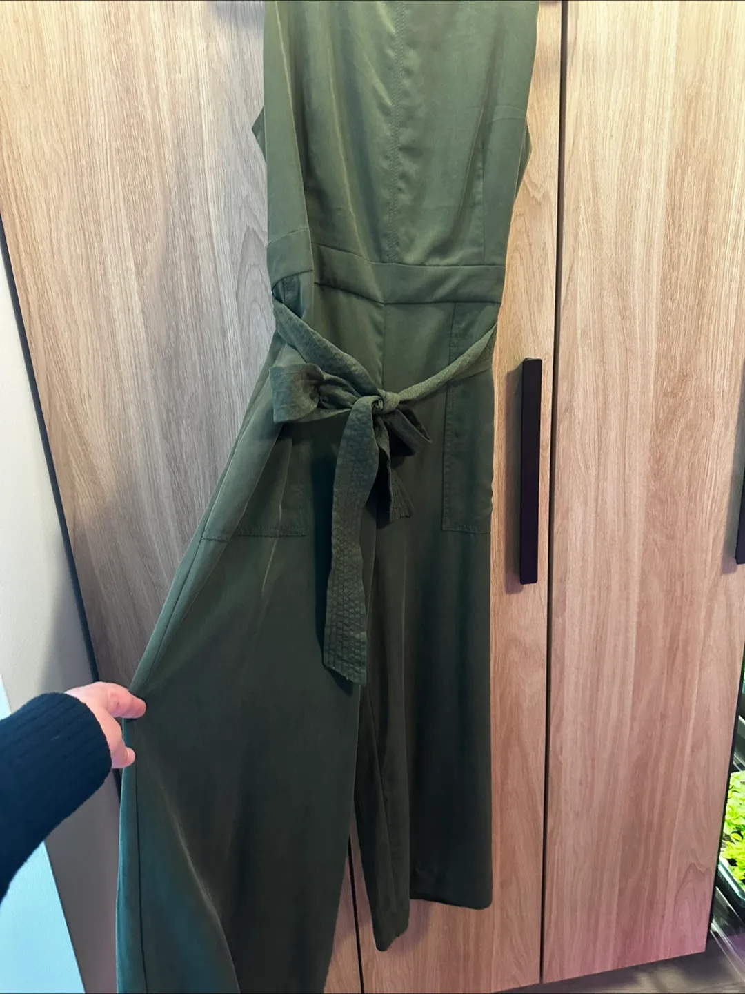 Banana Republic Olive Green Jumpsuit image indicator(2)