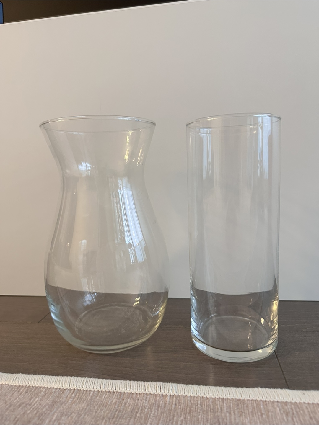 Two Glass Vases