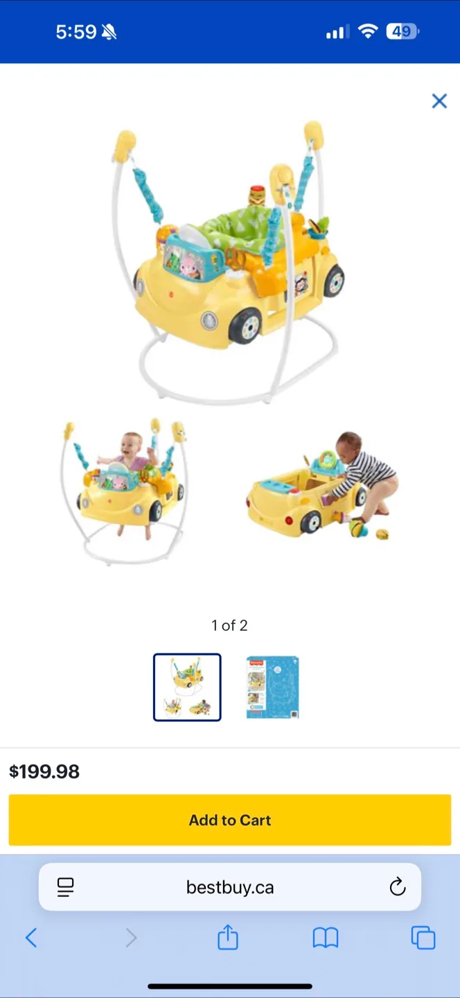 Fisher-Price 2-in-1 Servin' Up Fun Jumperoo image indicator(9)