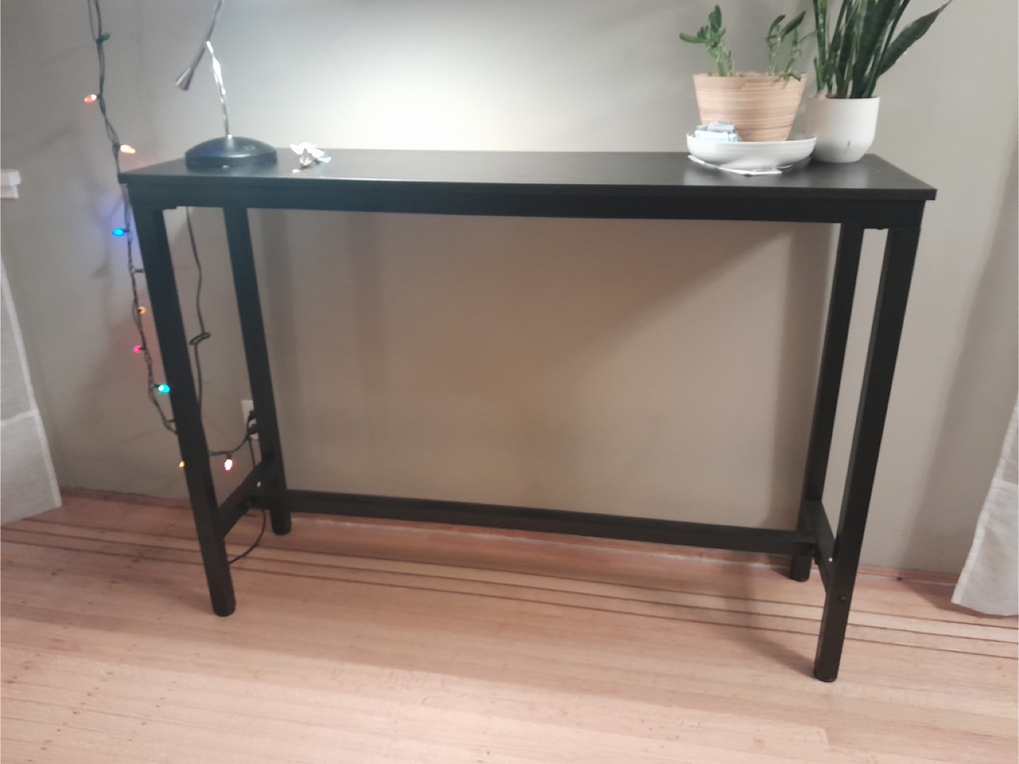 Black Large Console Table - photo 3