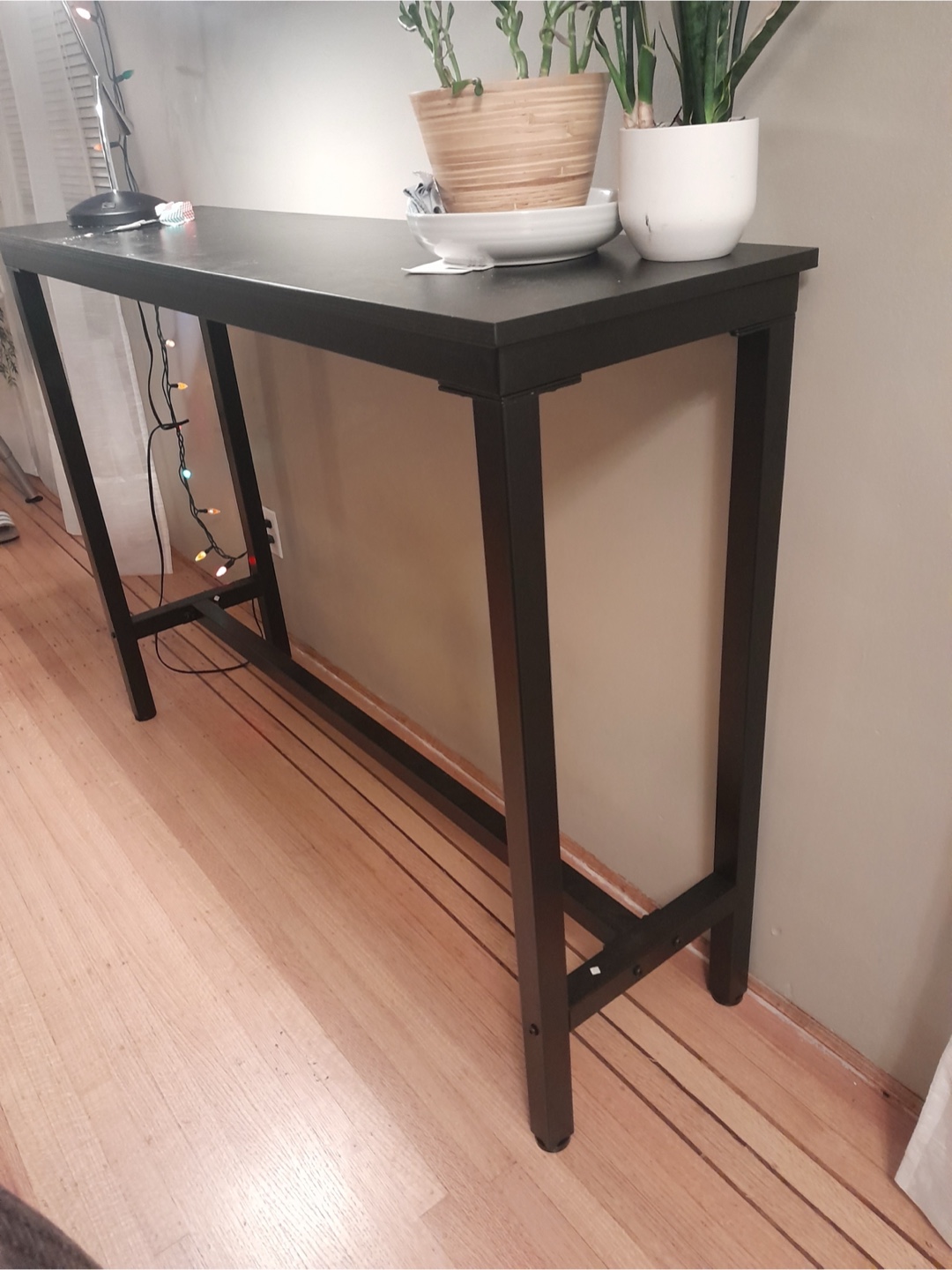 Black Large Console Table - photo 2