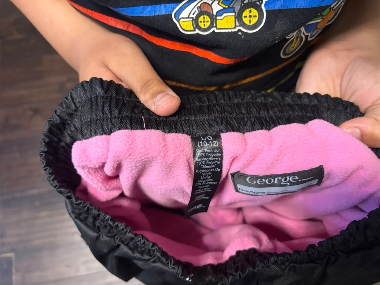 George Girls' Size L/G (10-12) Black Snow Pants image indicator(3)