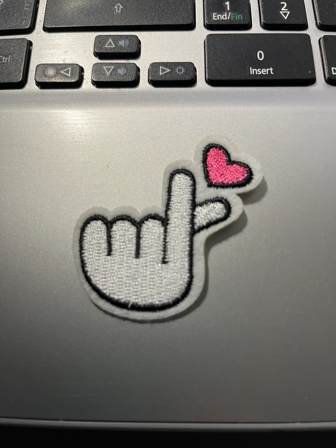 Cute embroidered iron-on patch thumbnail