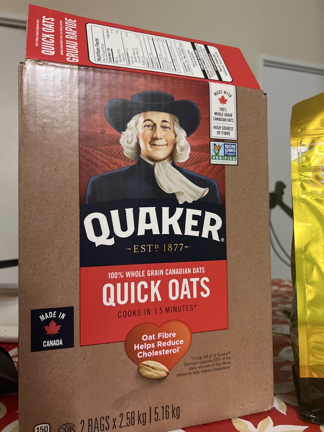 Quaker Quick Oats 2 x 2.58 kg