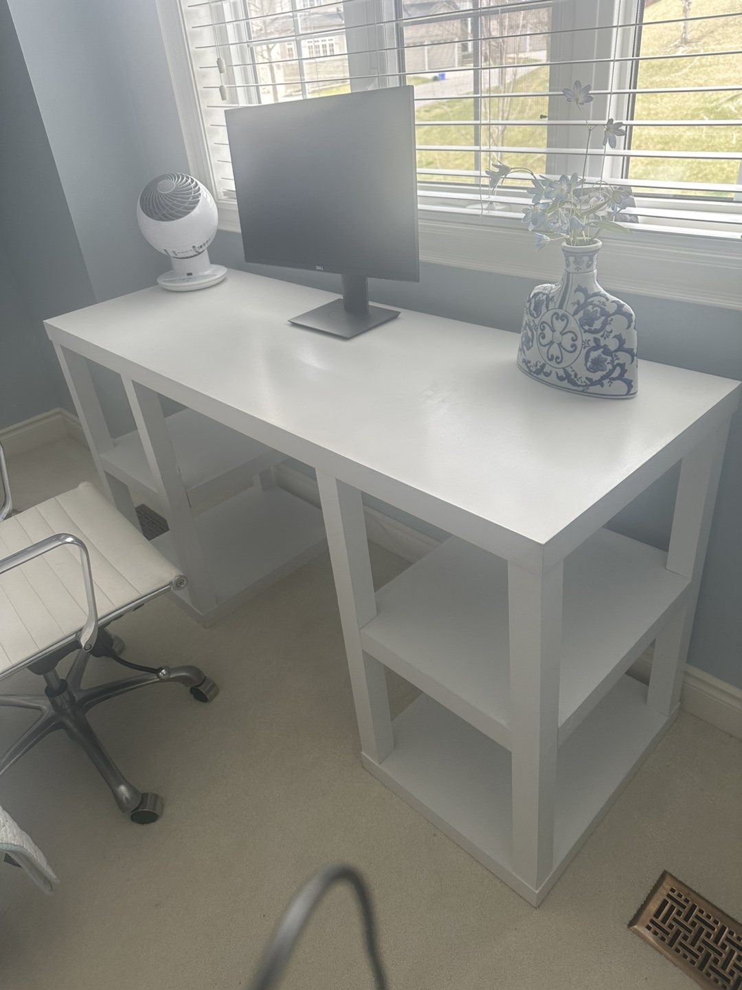DESK - Computer Desk with Built-in Shelving