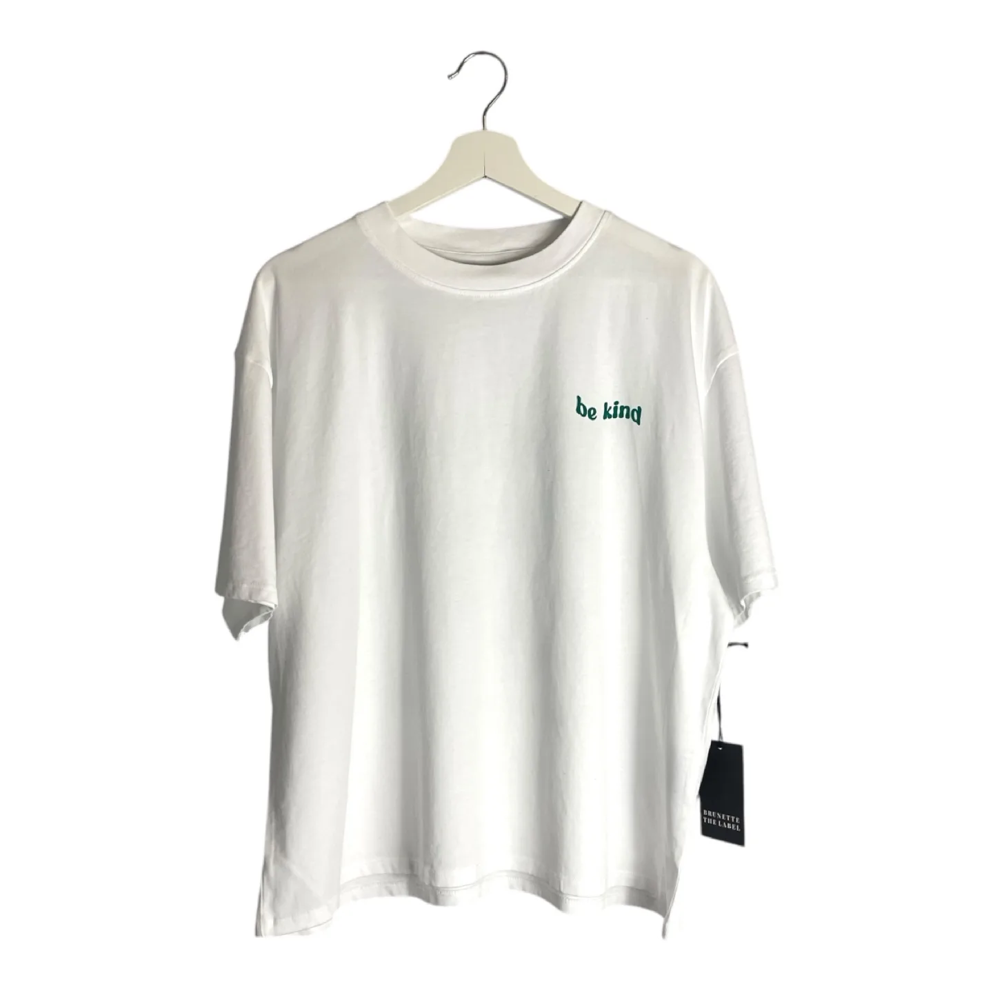Brunette the Label x Poshmark Cotton White Graphic T-shirt thumbnail