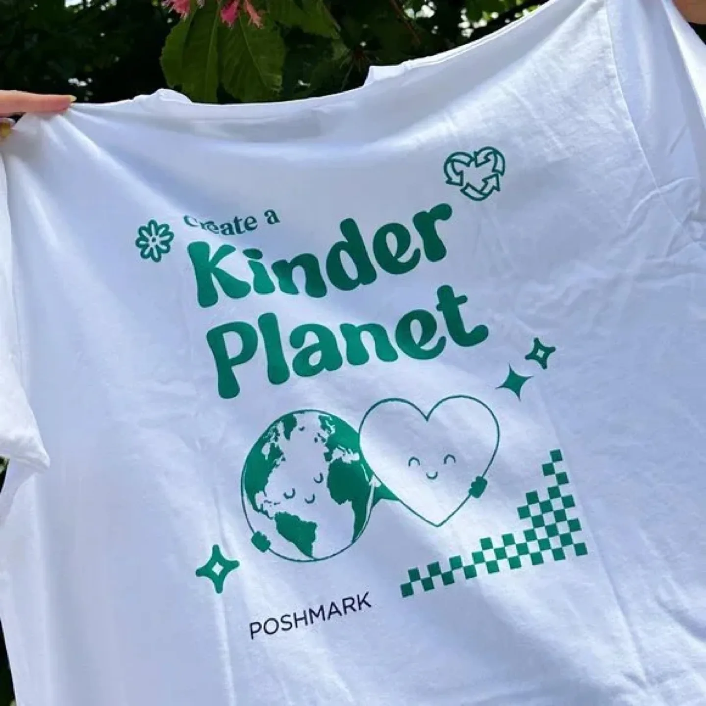 Brunette the Label x Poshmark Cotton White Graphic T-shirt image indicator(8)