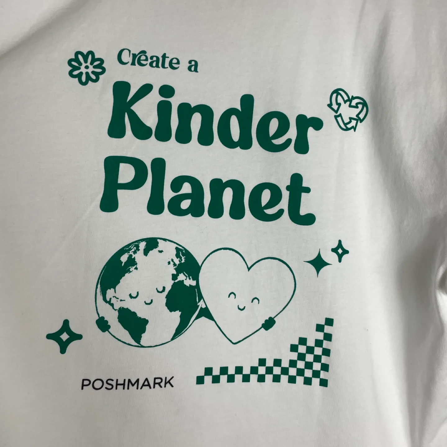 Brunette the Label x Poshmark Cotton White Graphic T-shirt image indicator(5)