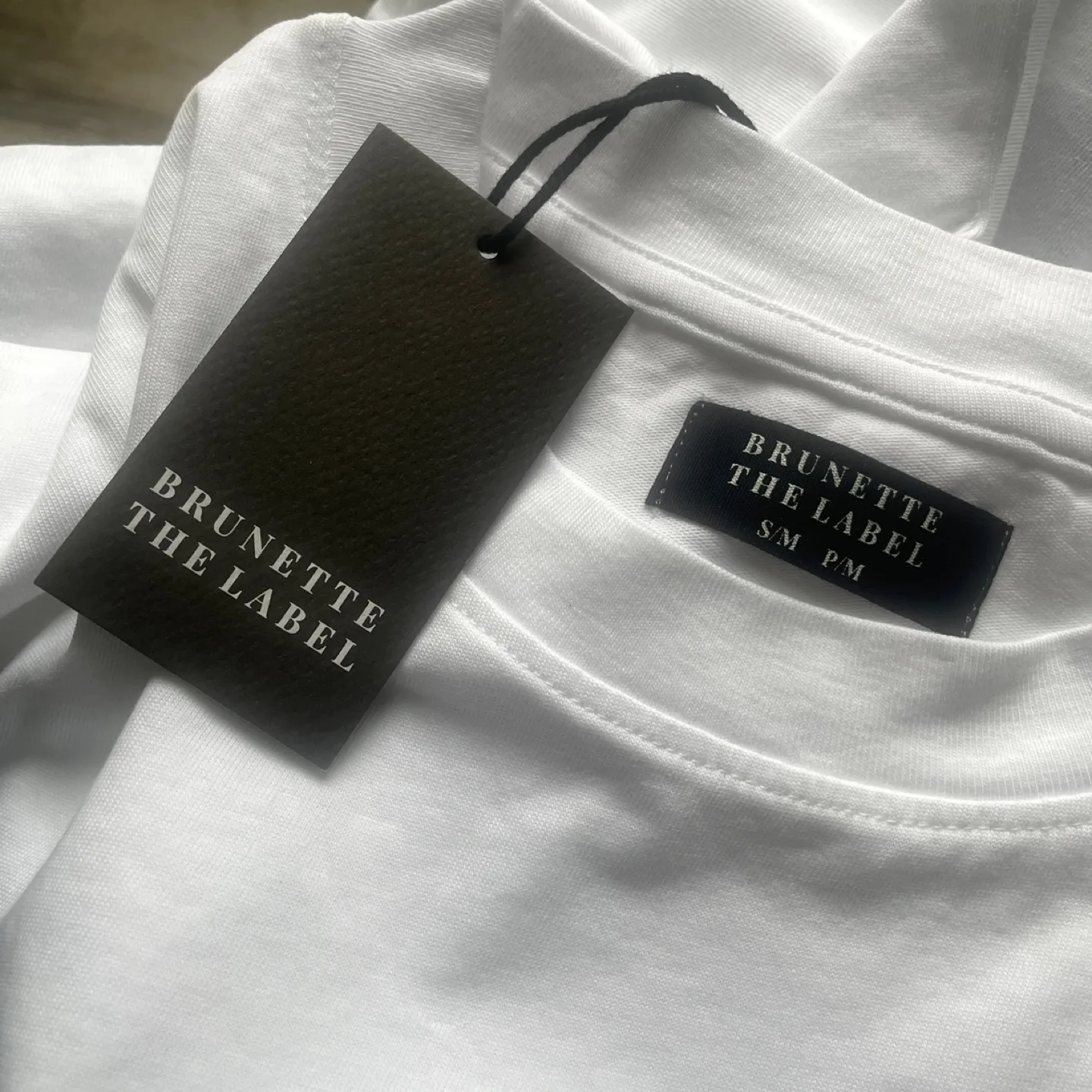 Brunette the Label x Poshmark Cotton White Graphic T-shirt image indicator(6)