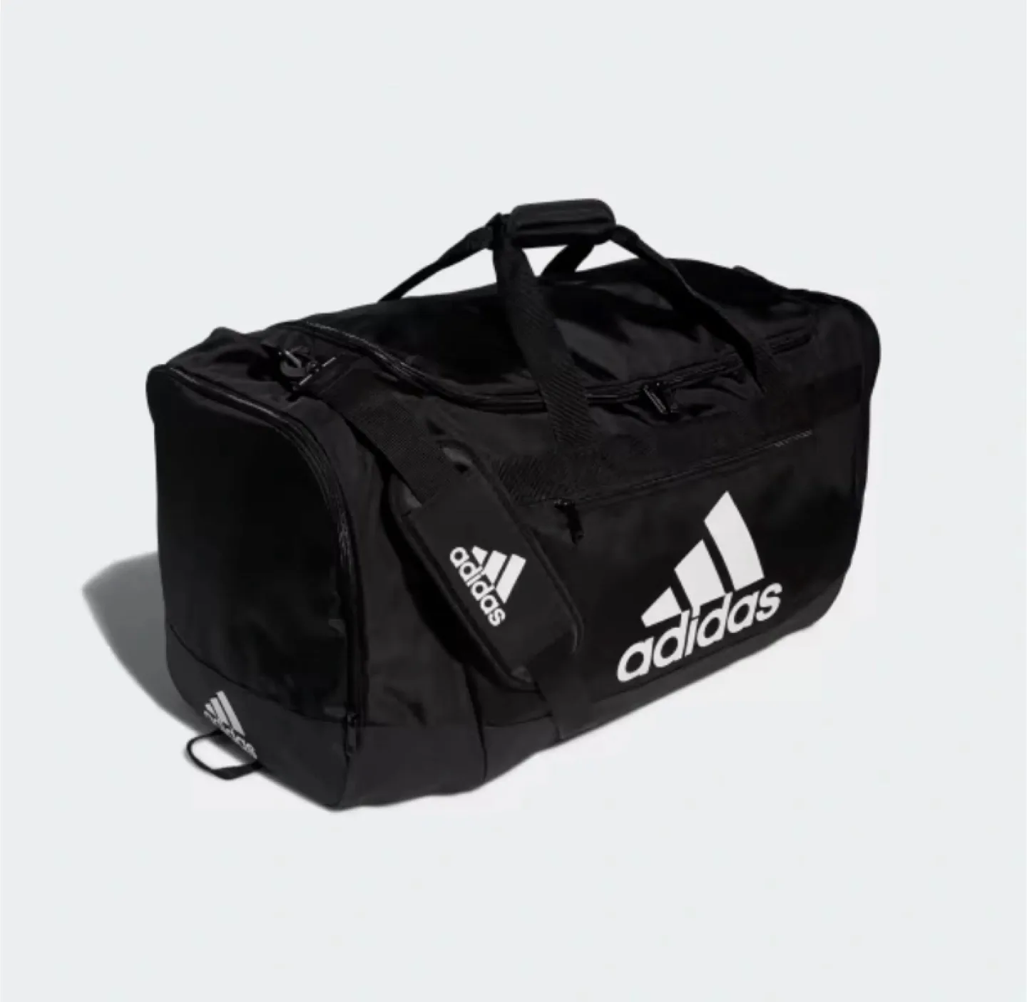 Large Adidas black duffel bag thumbnail