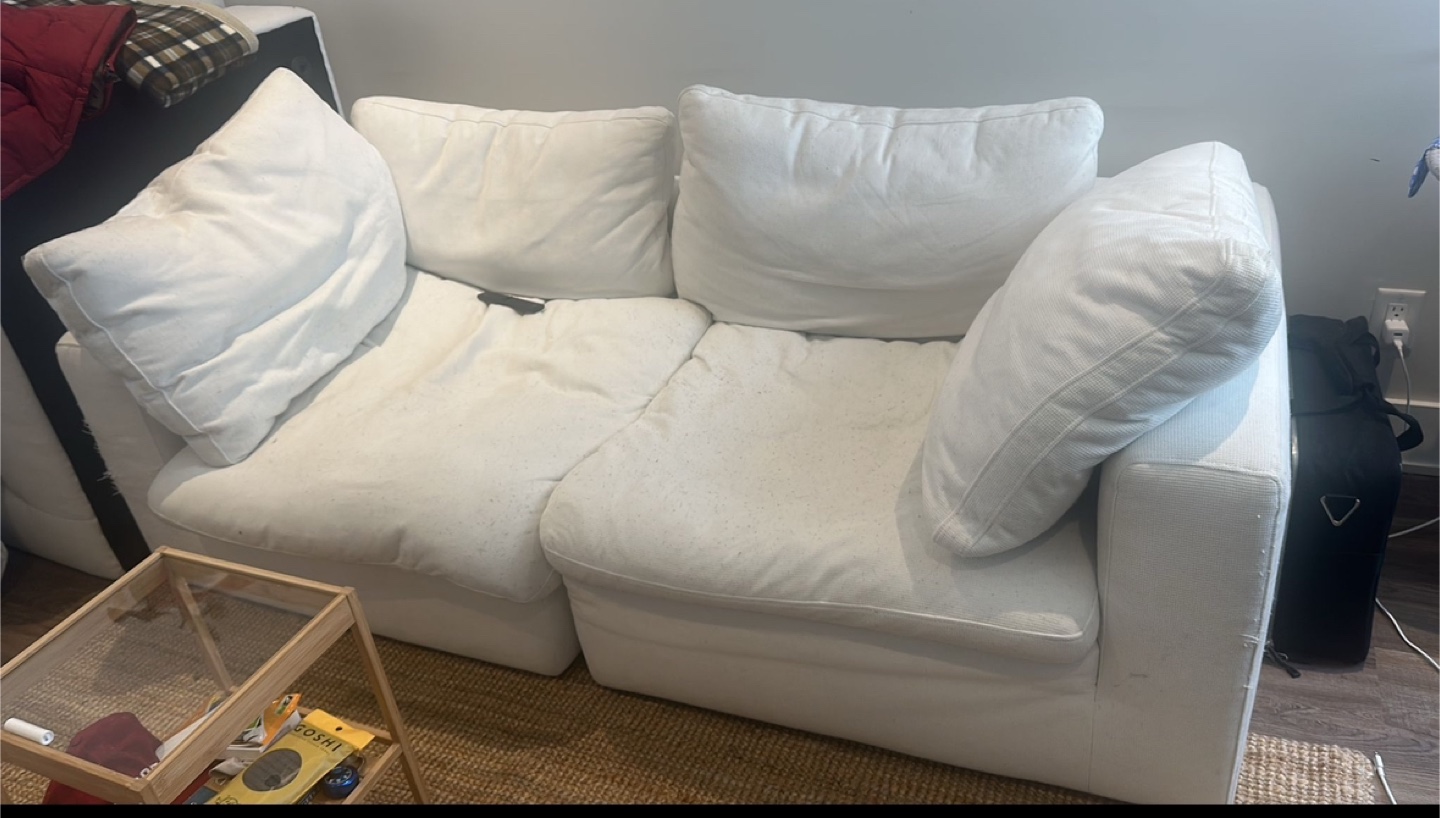 Structube Chablis 3-pc Modular Sofa white - photo 2