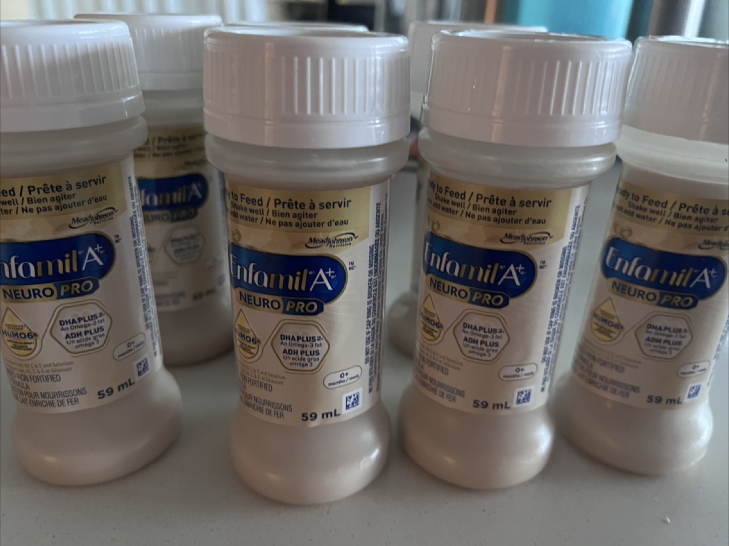 Enfamil Ready-to-Feed Baby Formula (59ml)  + Similac Nipples