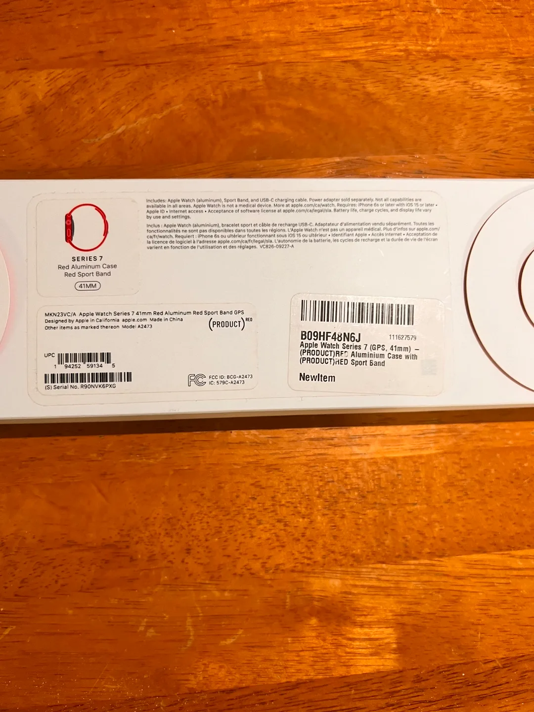 Apple Watch Series 7 (41mm) - Red Case with Red Sport Band - New image indicator(2)