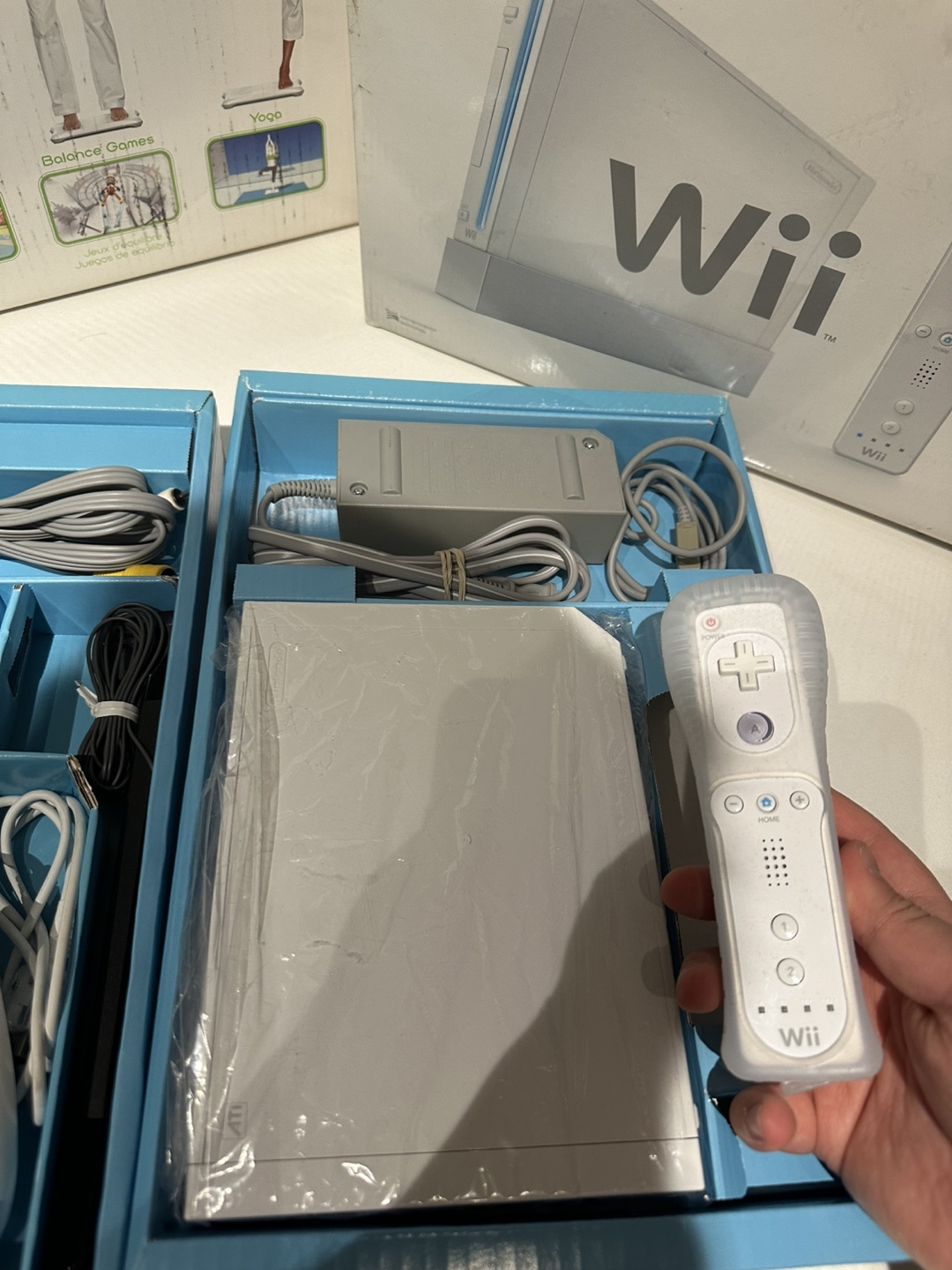 Nintendo Wii Console with Wii Fit Plus and Wii Sports - photo 3