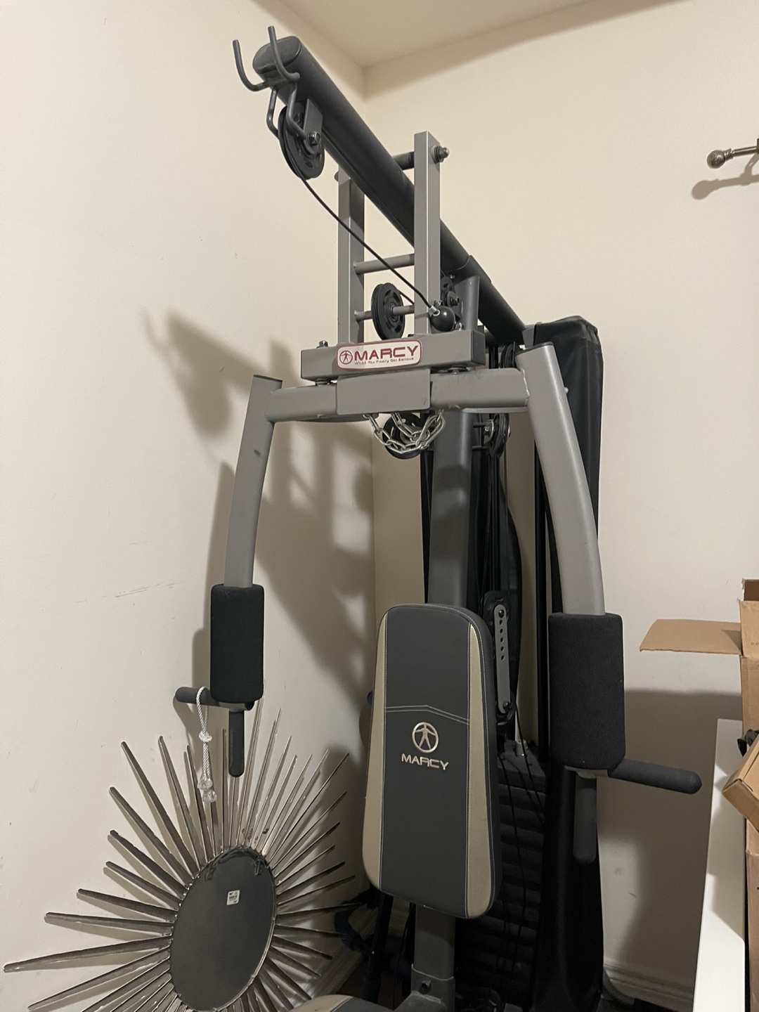 Marcy Compact Multi-Purpose Stack Home Gym, 100-lb - photo 2