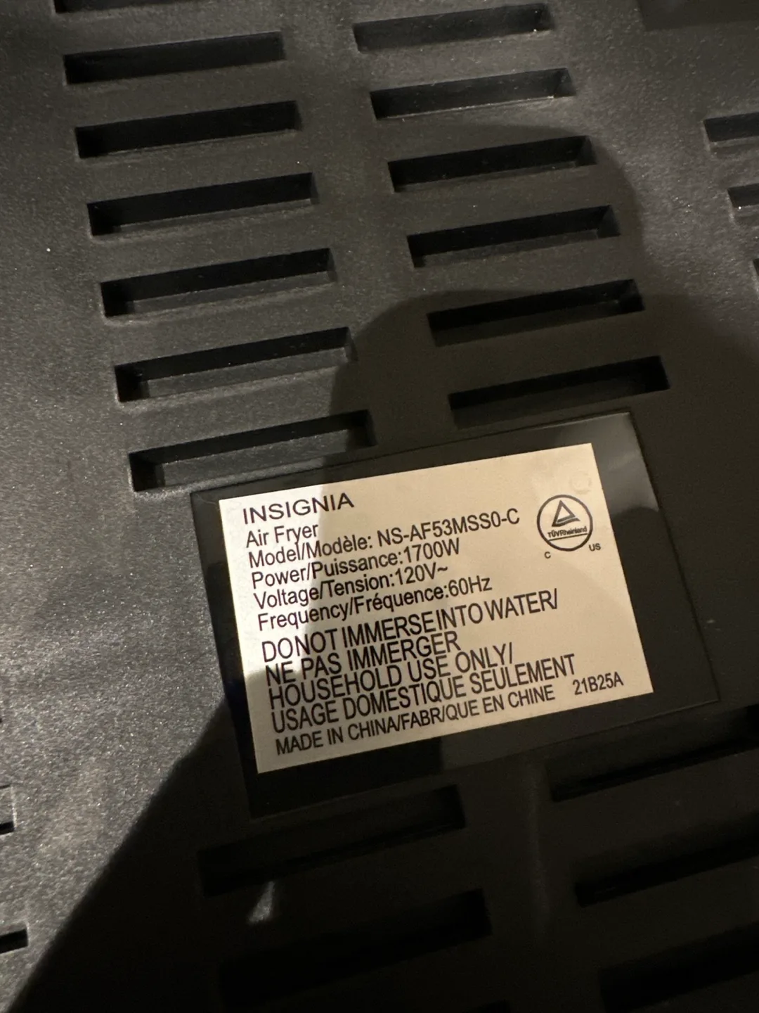 Insignia  Air Fryer image indicator(4)