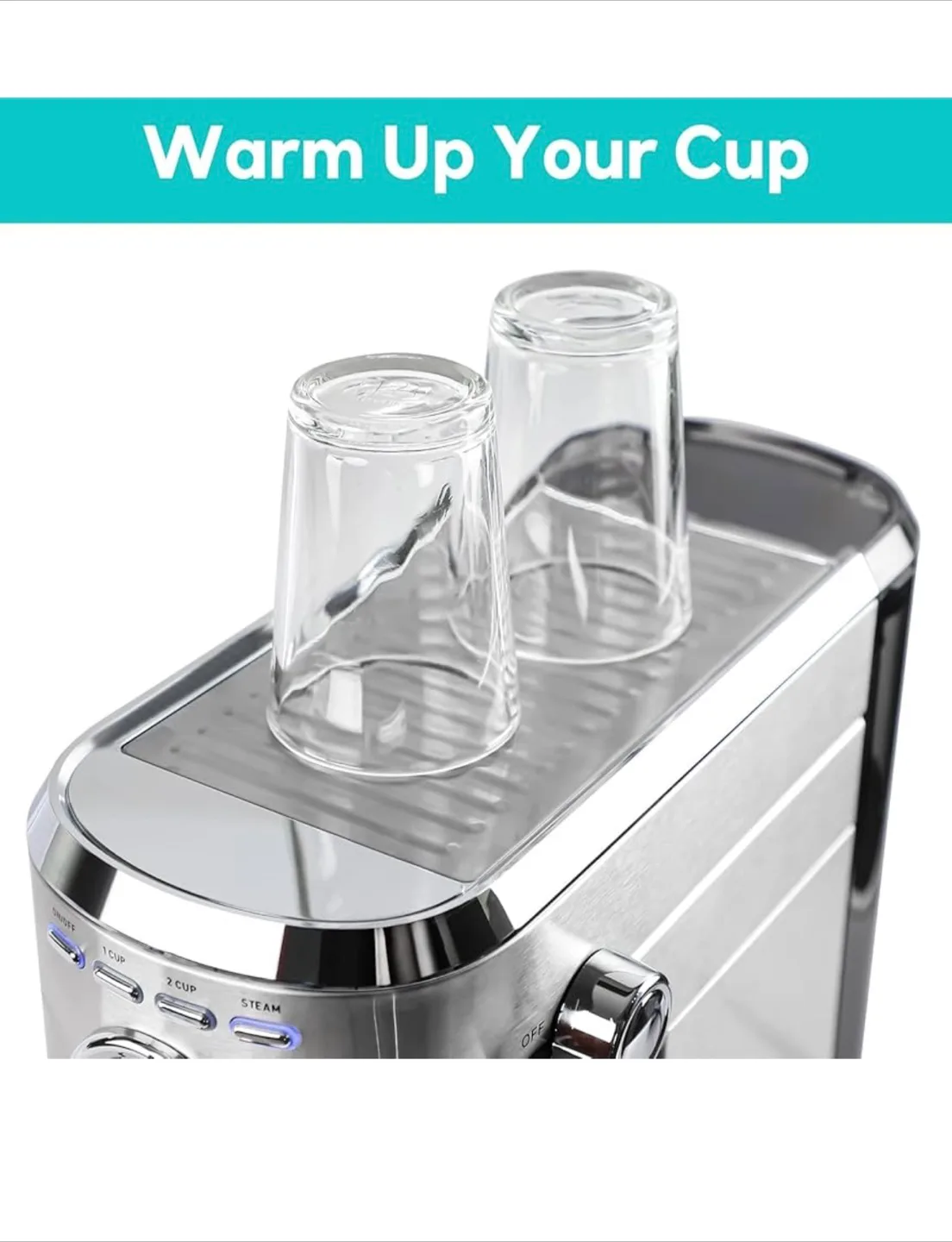 Casabrew Espresso Machine - Stainless Steel image indicator(4)