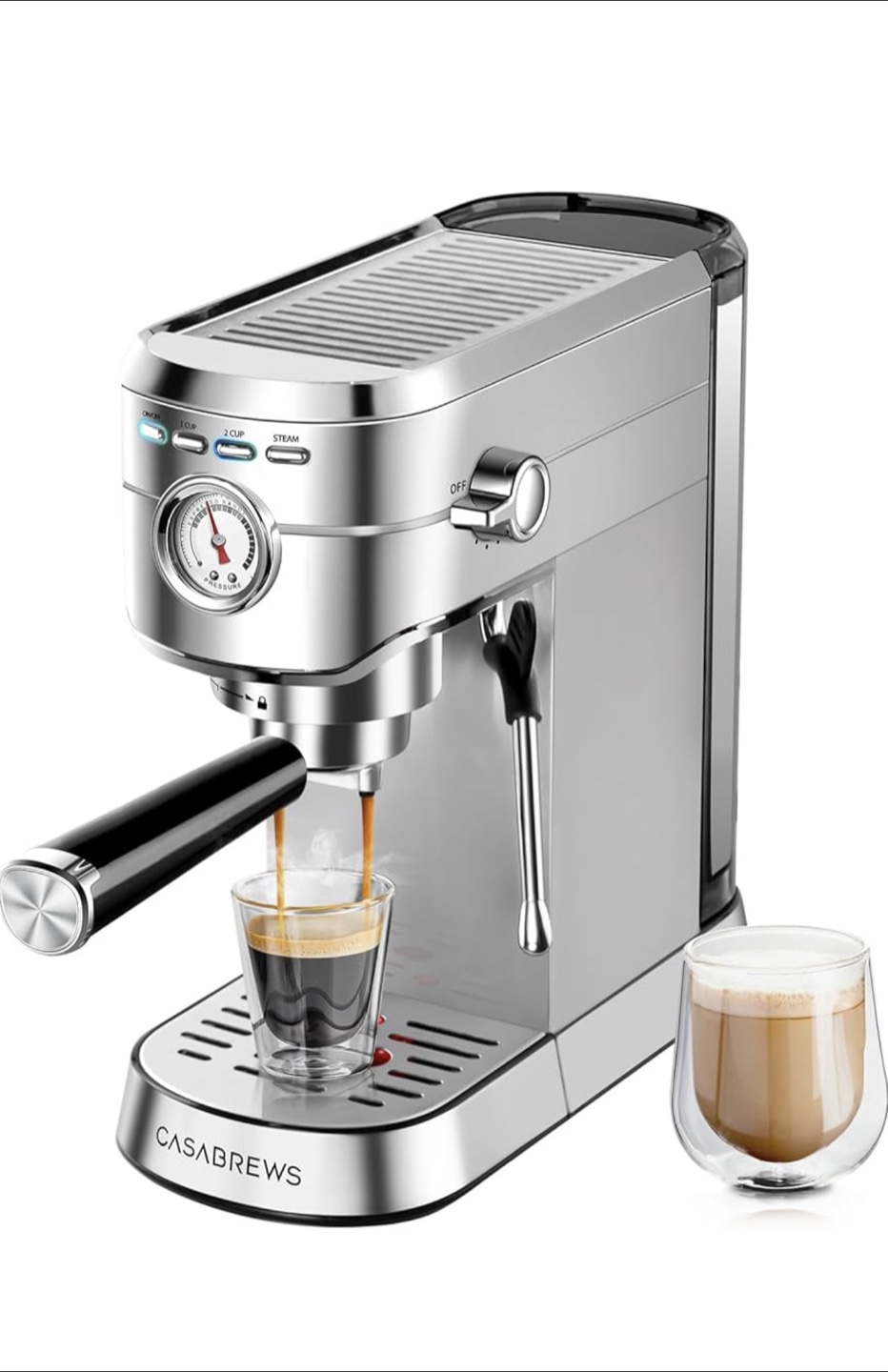 Casabrew Espresso Machine - Stainless Steel
