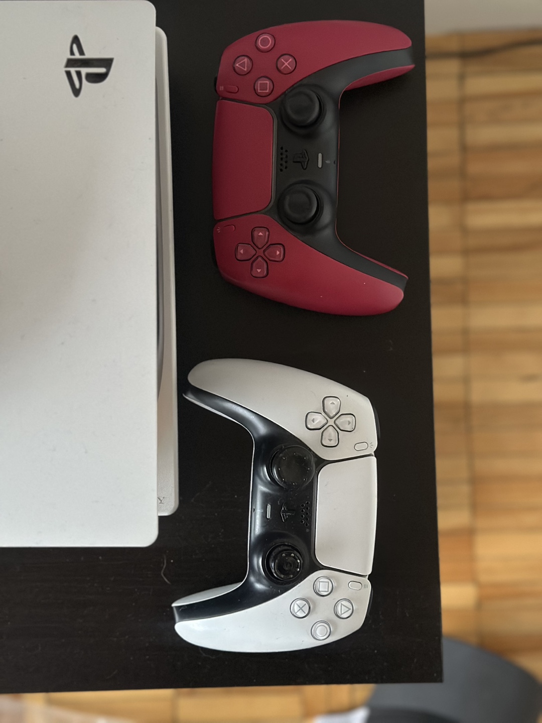PlayStation 5 + Pulse 3D + 2 DualSense Controllers. PS5