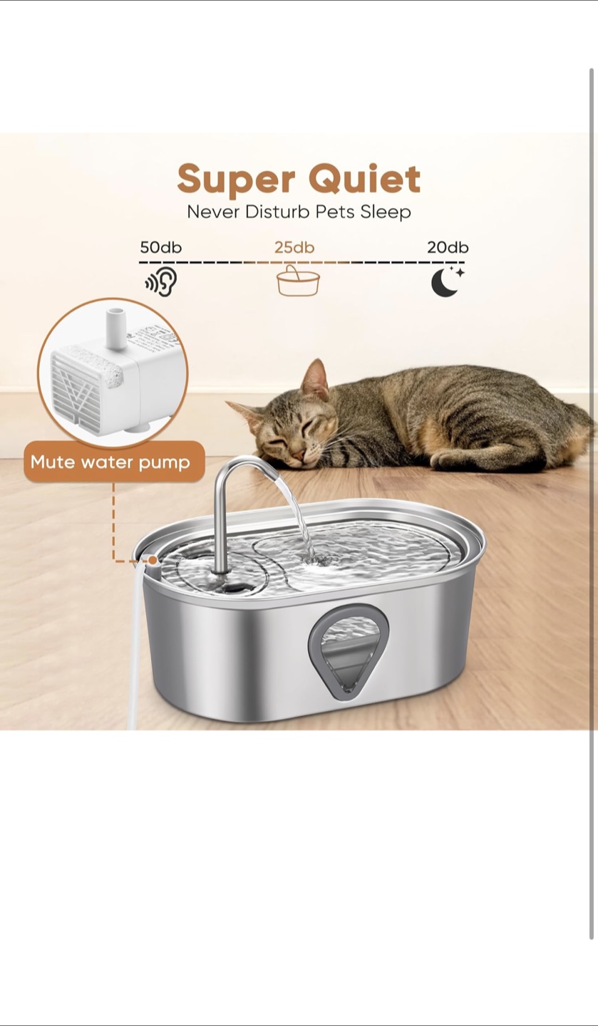 PetSafe Stainless Steel Cat Water Fountain - photo 3