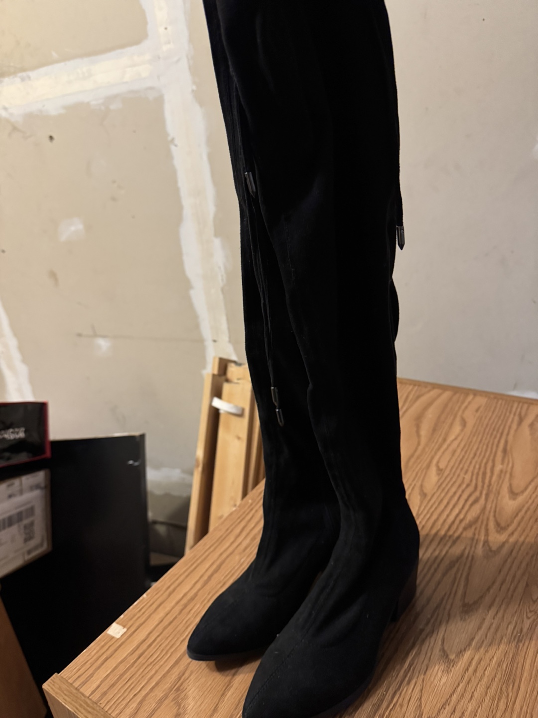Black Over-the-Knee Boots - photo 3