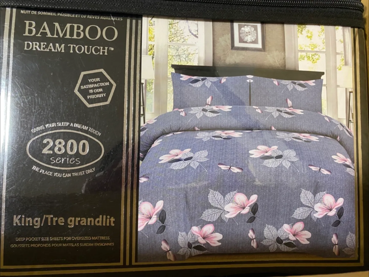 Bamboo Dream Touch 2800 Series King Size Bed Sheet Set thumbnail