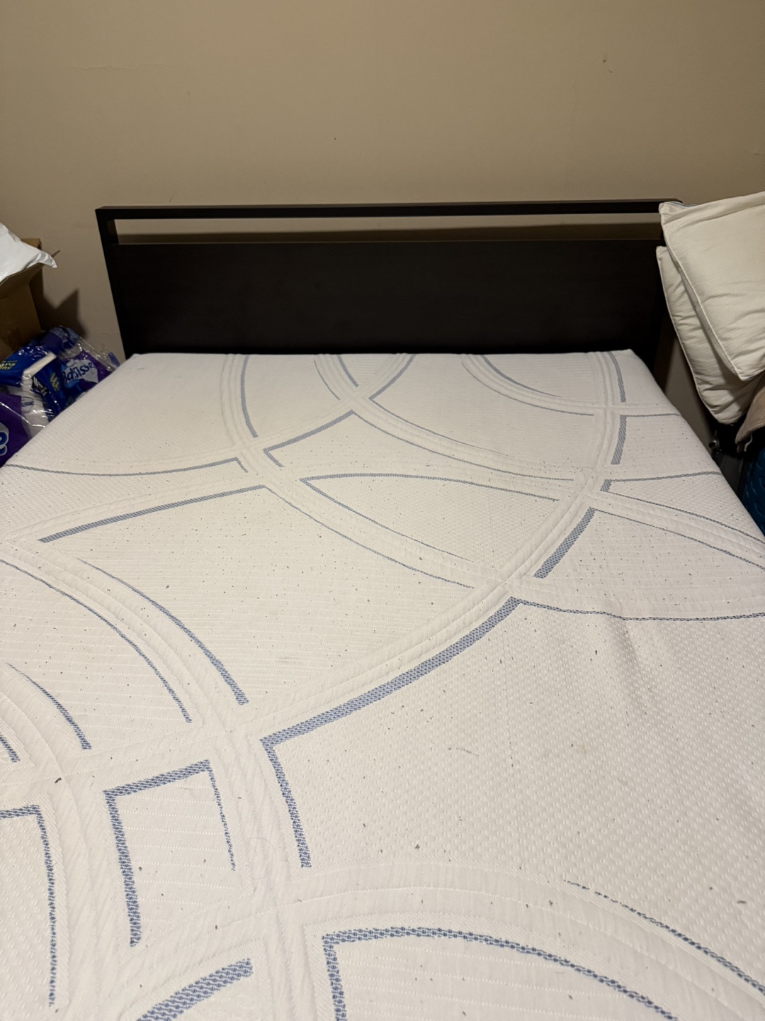Full Size Metal Bed Frame with Mattress