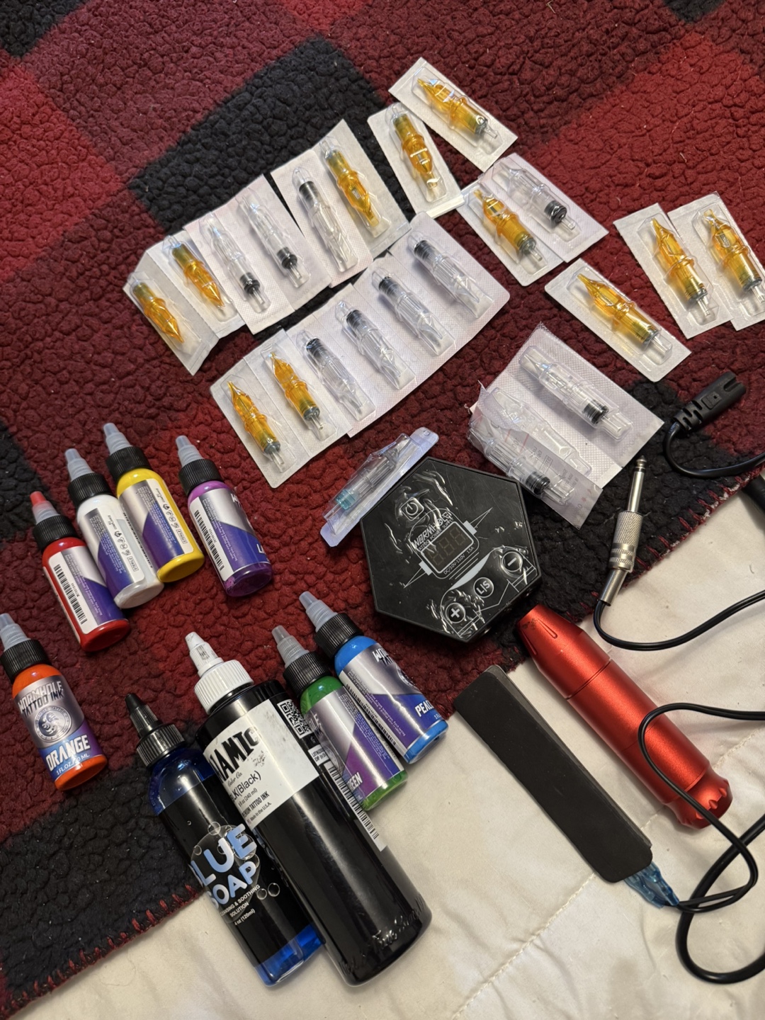 Tattoo Kit - Needles, Inks, Machine & More