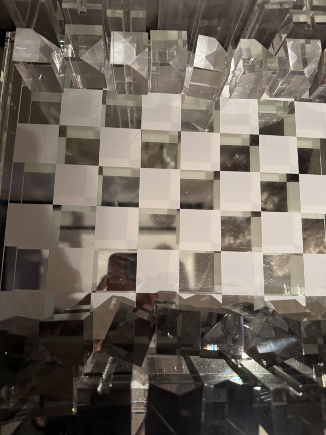 Acrylic Chess Set - Modern Skyline Design - photo 2