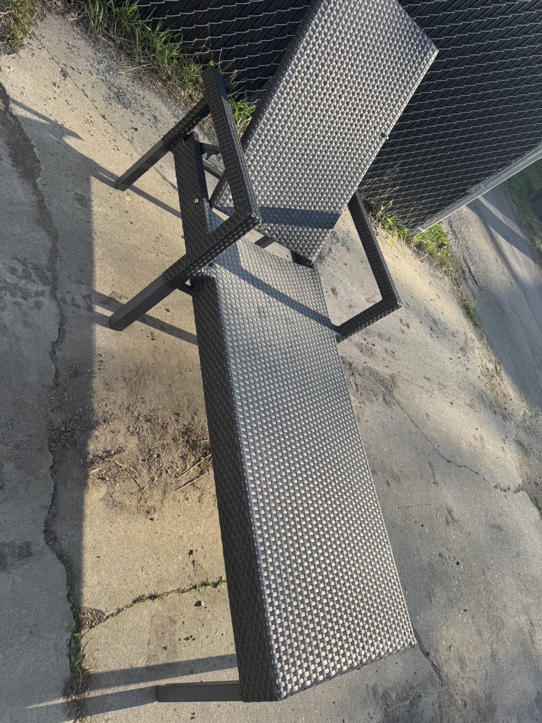 Outdoor Wicker Chaise Lounge - photo 2