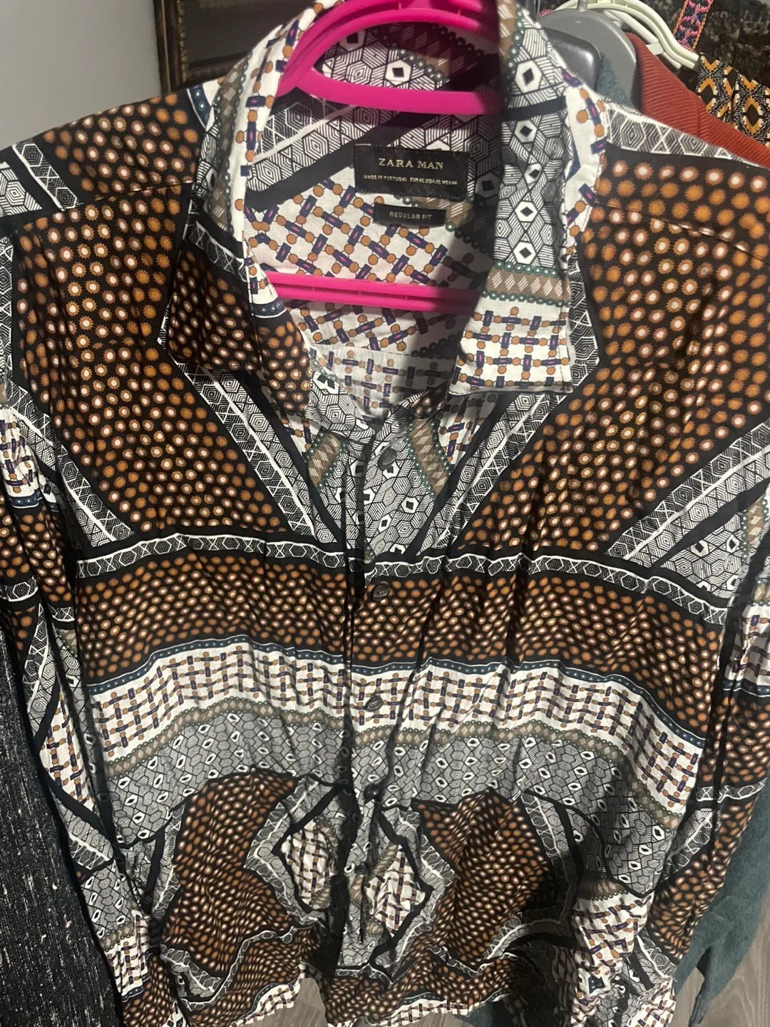 Zara Man Regular Fit Button-Up Shirt thumbnail
