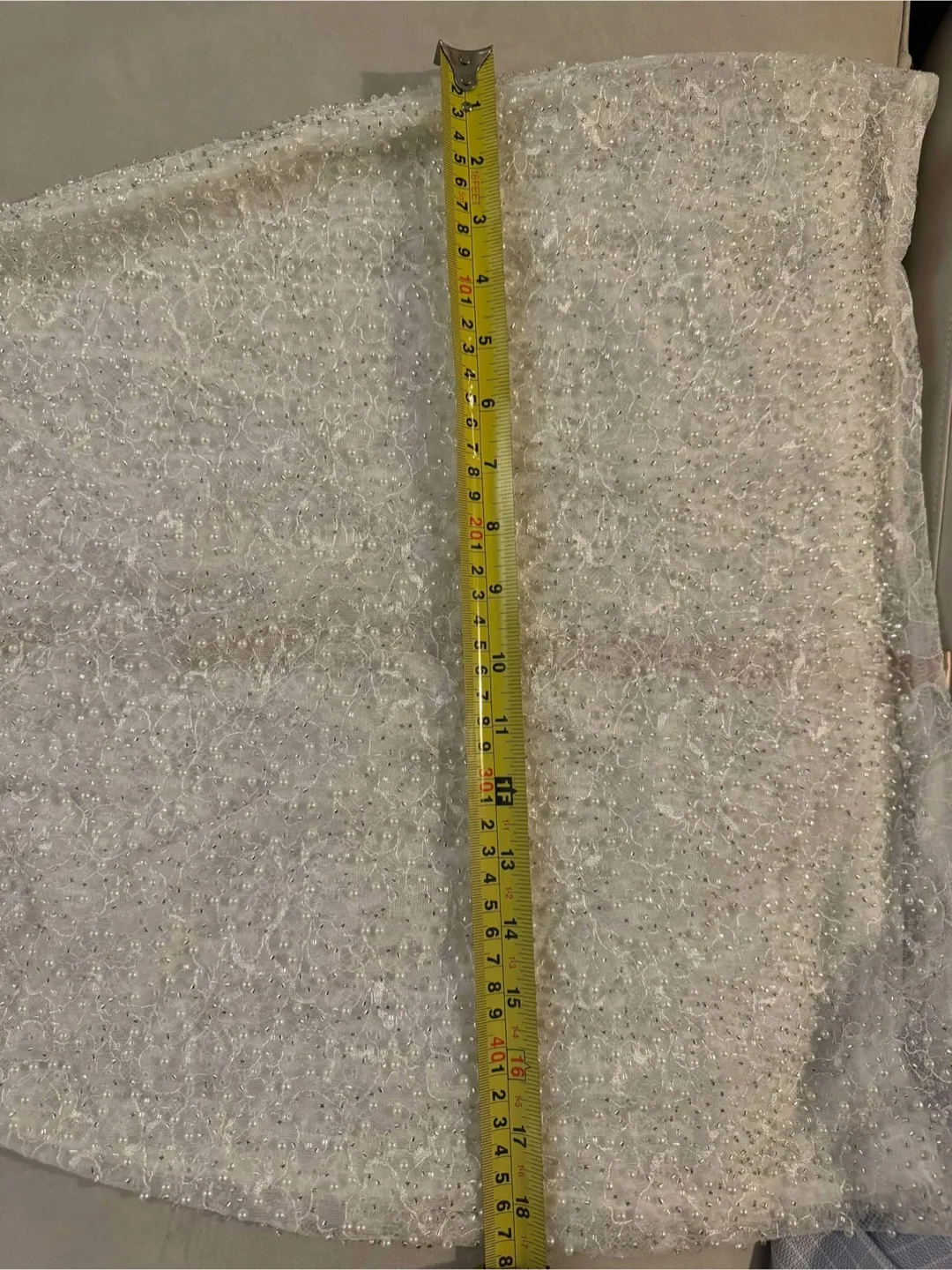 Meshki White Beaded Mini Dress image indicator(3)