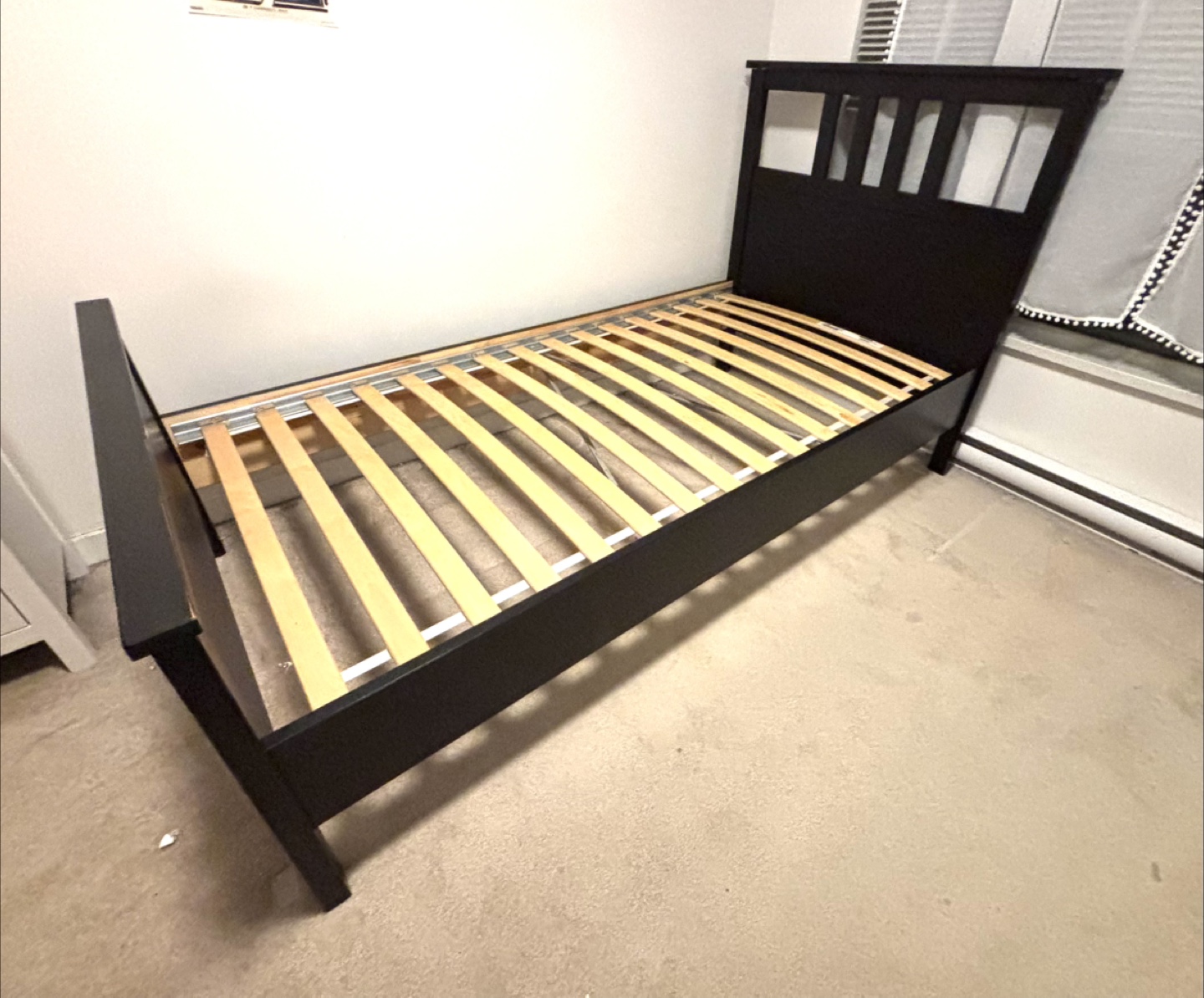 IKEA Luroy Twin Bed Frame - Dark Brown
