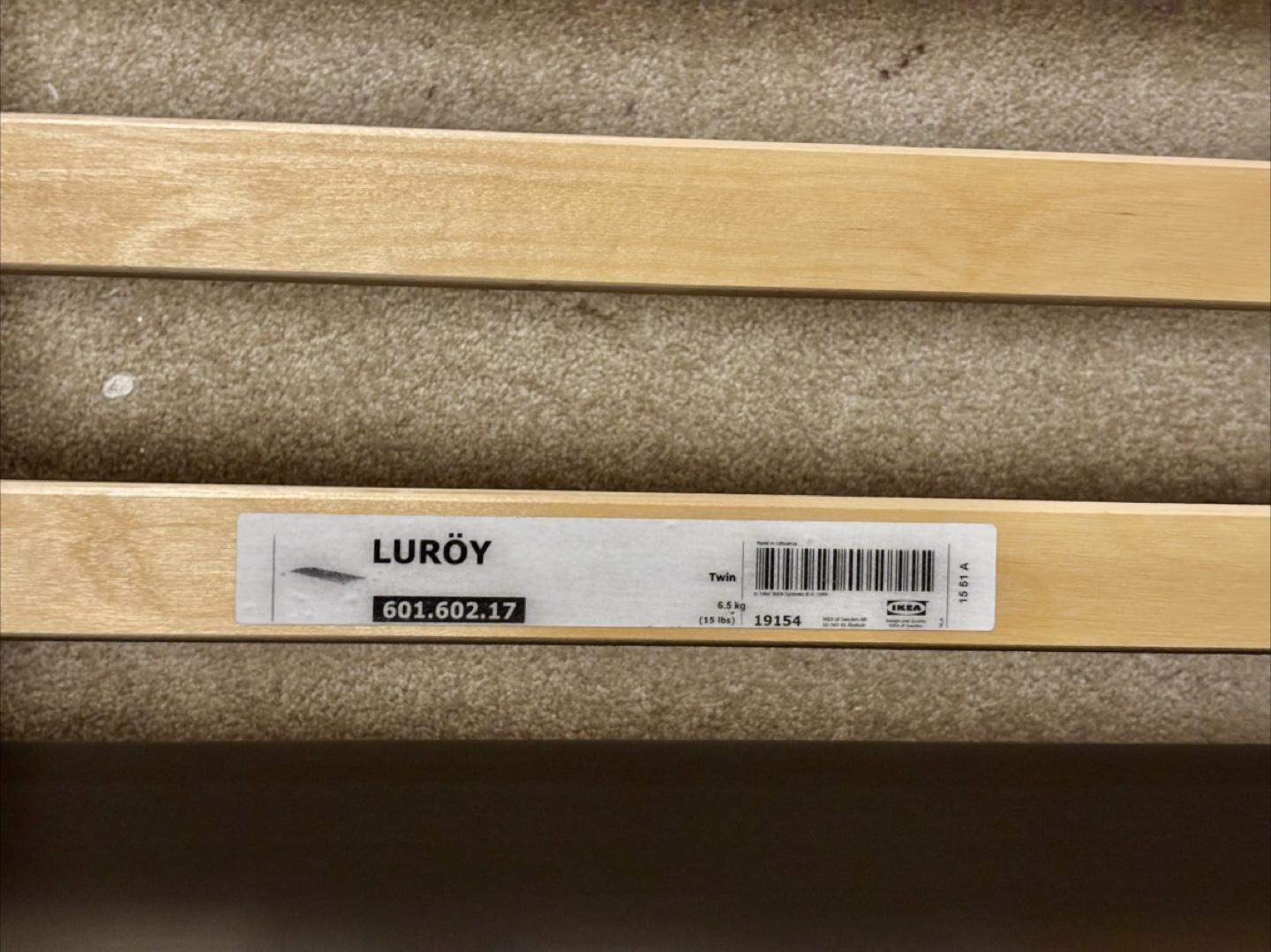 IKEA Luroy Twin Bed Frame - Dark Brown - photo 4
