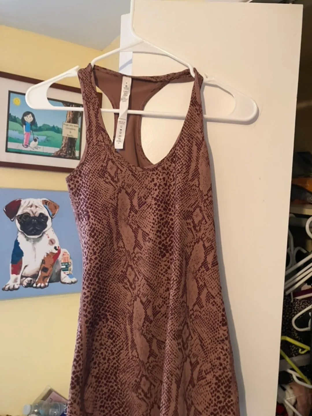 Lululemon Snakeskin Print Racerback Tank Top thumbnail