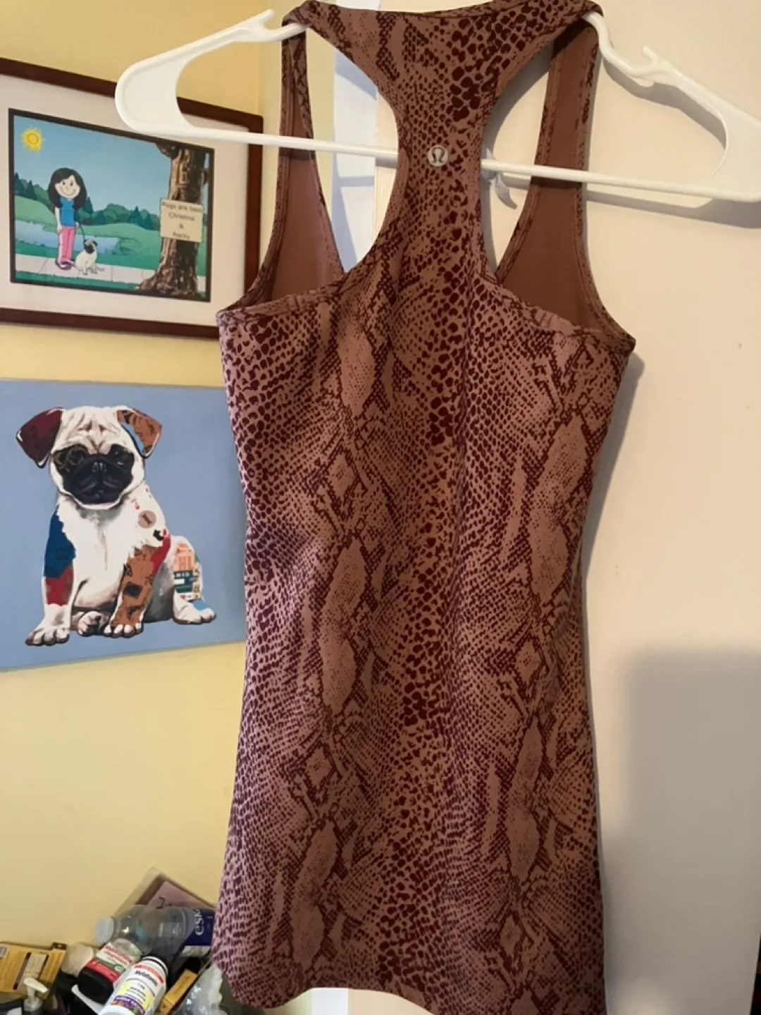 Lululemon Snakeskin Print Racerback Tank Top image indicator(2)