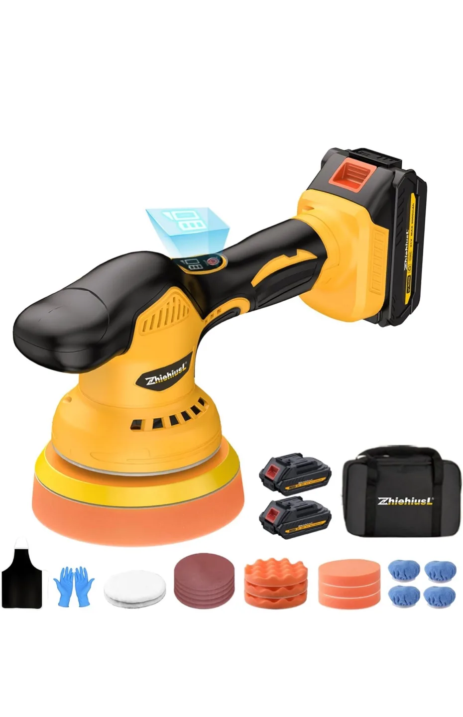 Cordless Car Polisher Buffer Kit thumbnail